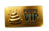 CARTE VIP GOLDEN POOP
